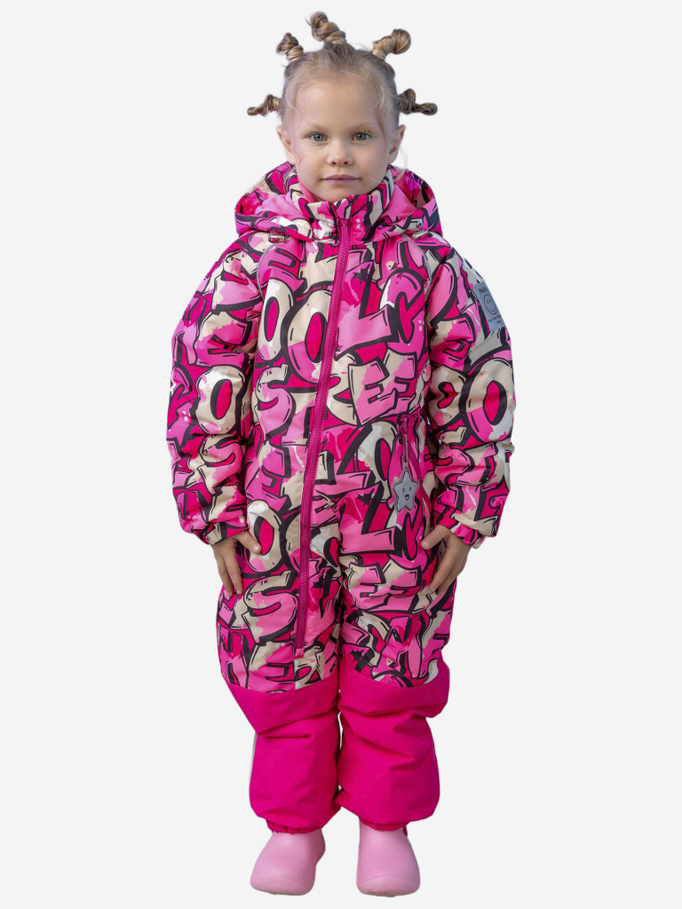 Кобинезон детский batik Марион принт розовый