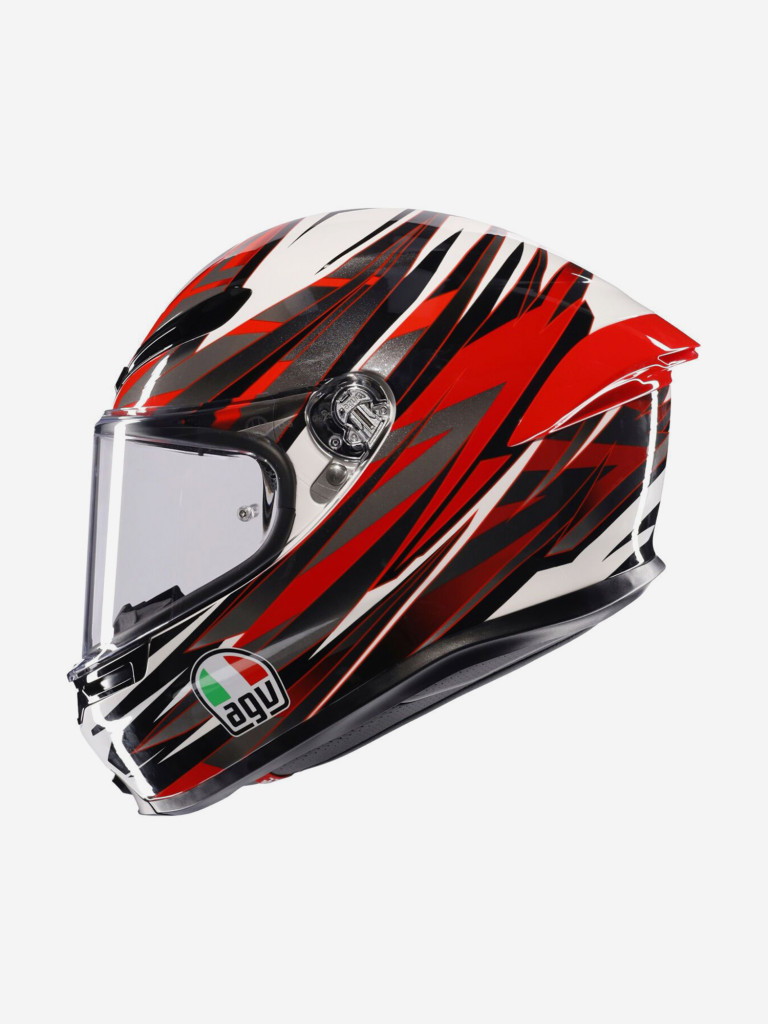 Мотошлем интеграл AGV K6 S E2206 MPLK Reeval White/Red/Grey