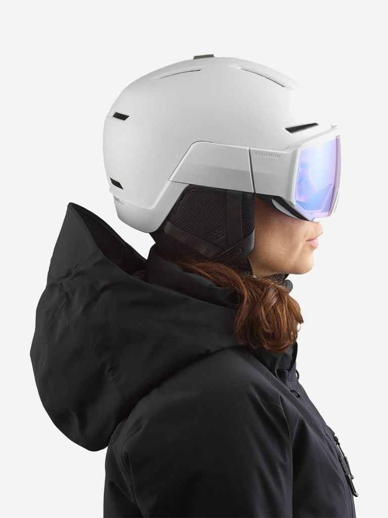 Горнолыжный шлем с визором Salomon Osmo Pro Sigma Photo Светло-Серый Cat. 1-3