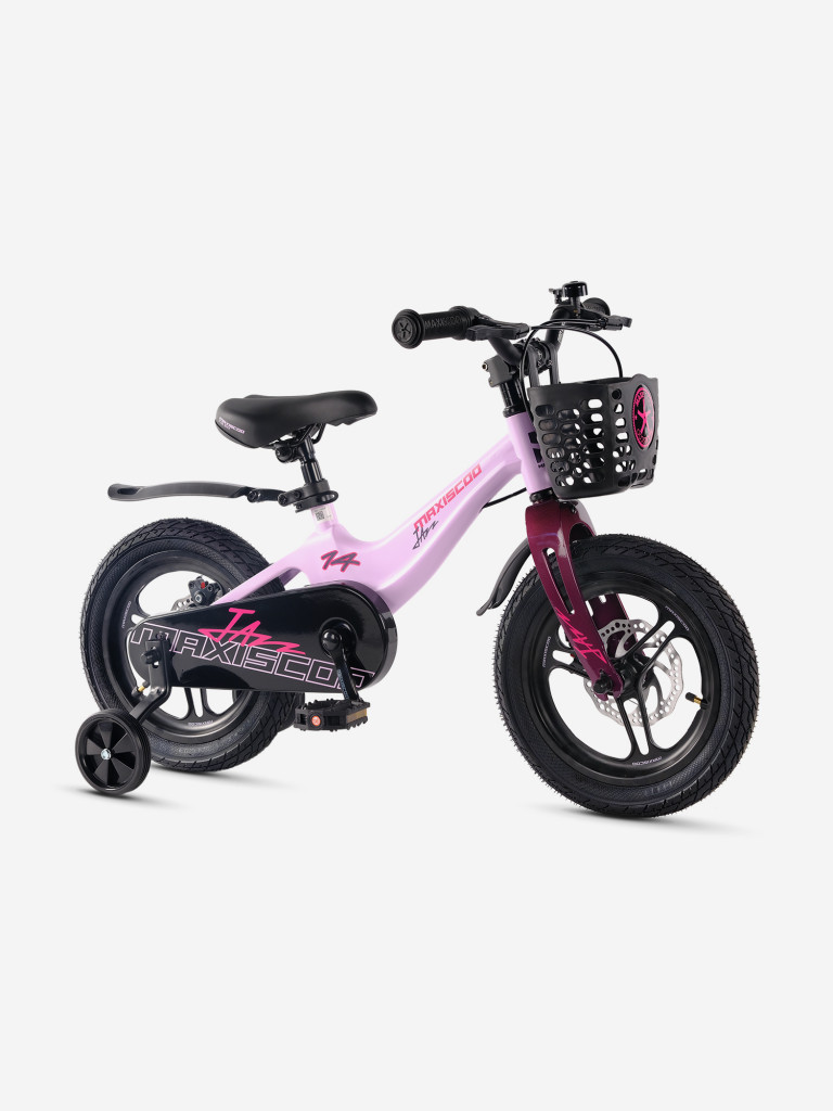 Велосипед детский Maxiscoo JAZZ PRO 14'', лавандовый матовый, 2025
