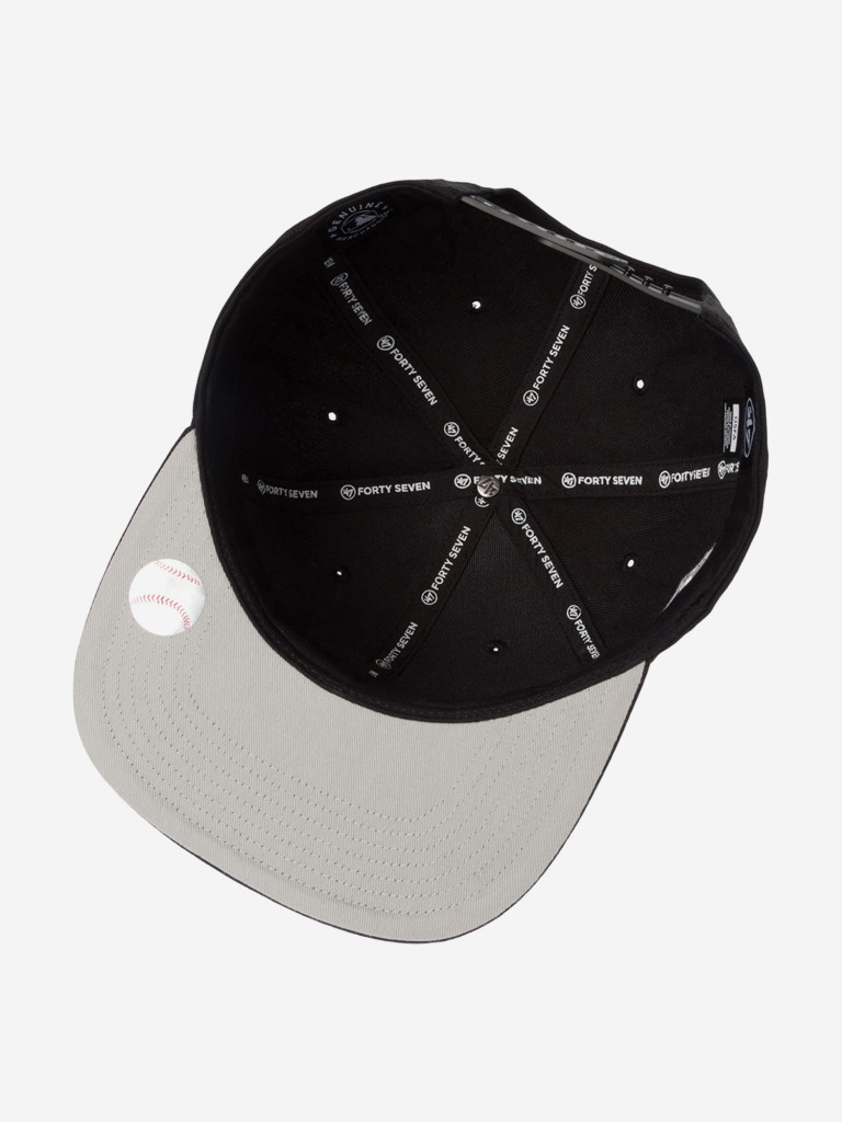 Бейсболка с прямым козырьком 47 BRAND B-SRS06WBP-BKD Chicago White Sox MLB