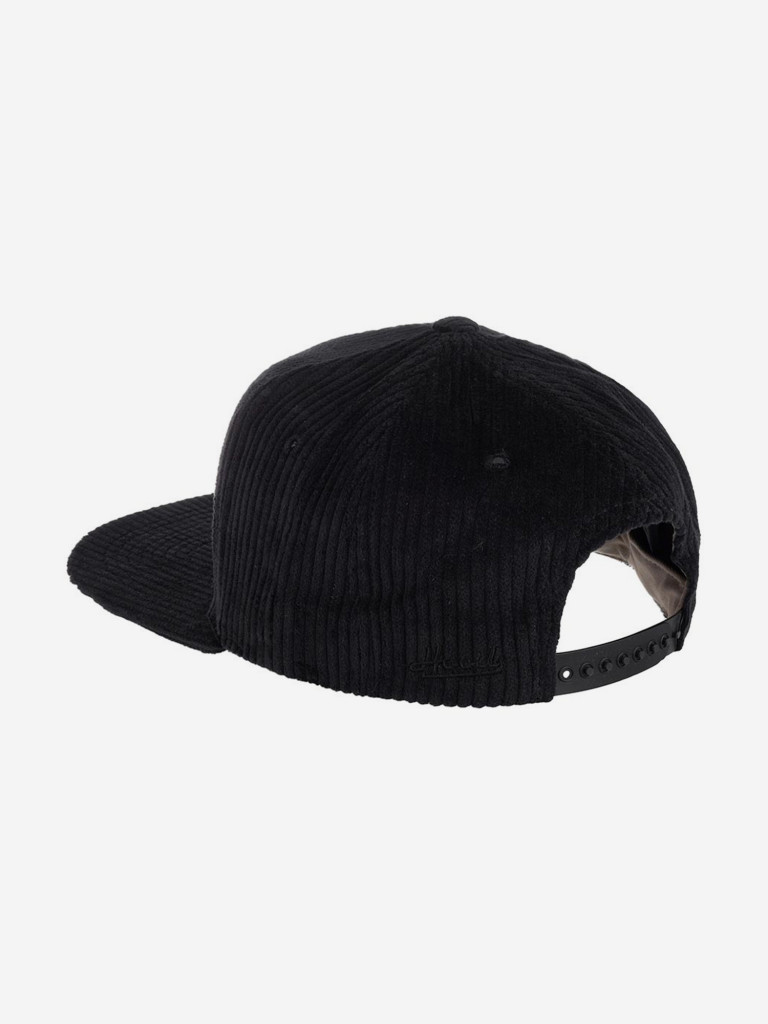 Бейсболка с прямым козырьком HOOD 103-SWC001-NY015-BK Marcy Cord (черный)