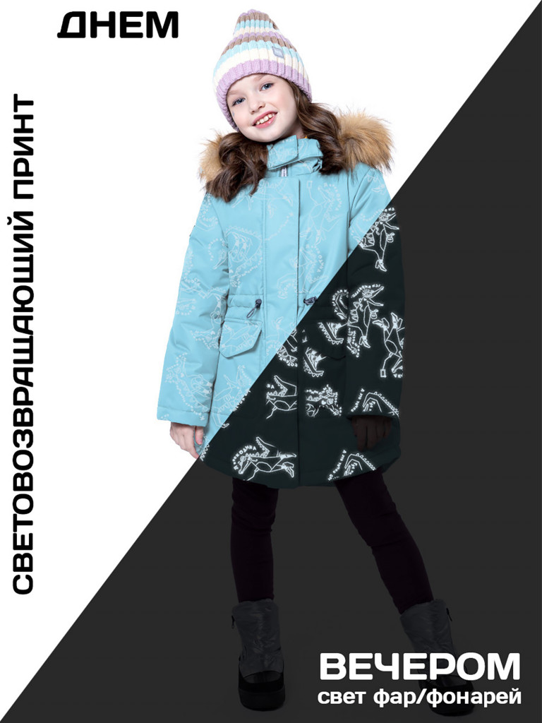 Куртка зимняя для девочки NIKASTYLE