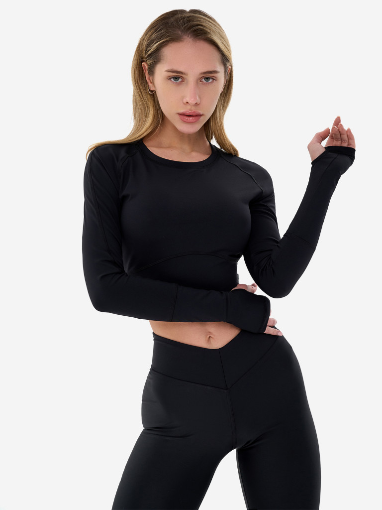 Рашгард женский Bona Fashion Activity Rash "Black"