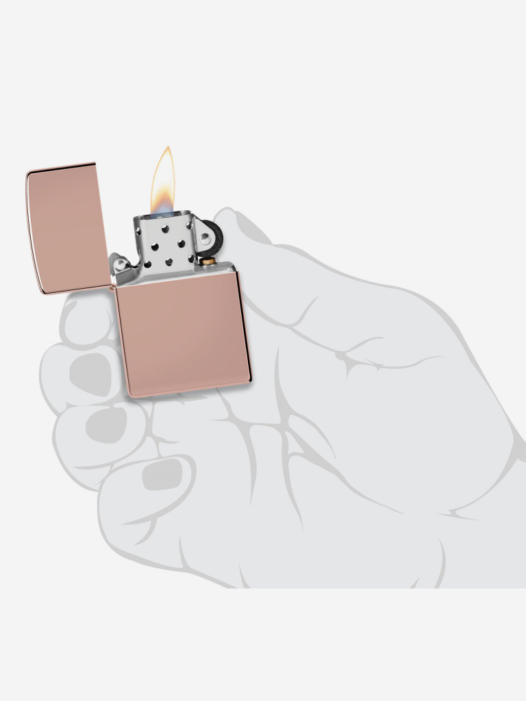 Зажигалка бензиновая ZIPPO 49190 Classic High Polish Rose Gold