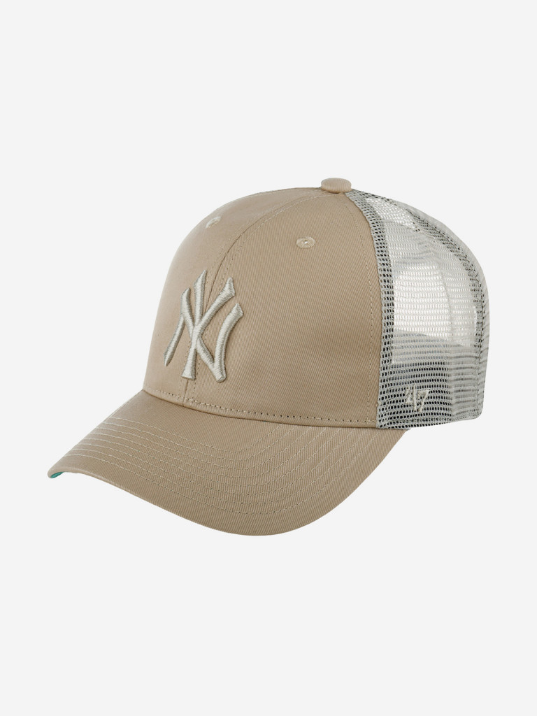 Бейсболка с сеточкой 47 BRAND B-BRANS17CTP-KH New York Yankees MLB (бежевый)