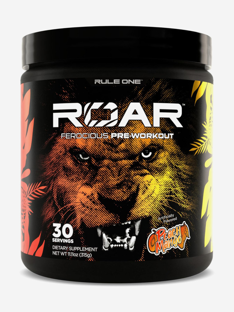 Предтренировочный комплекс Rule 1 ROAR, 315 г, Персик-манго
