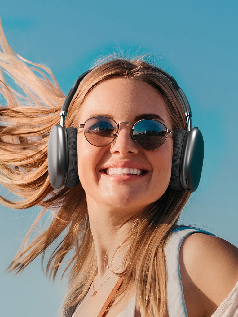 Беспроводные накладные наушники Stereo Life, bluetooth 5.4, 350мАч