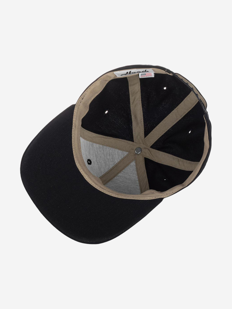 Бейсболка с прямым козырьком HOOD 100-CTW020-PA003-BK Love Park Tonal Interlock (черный)