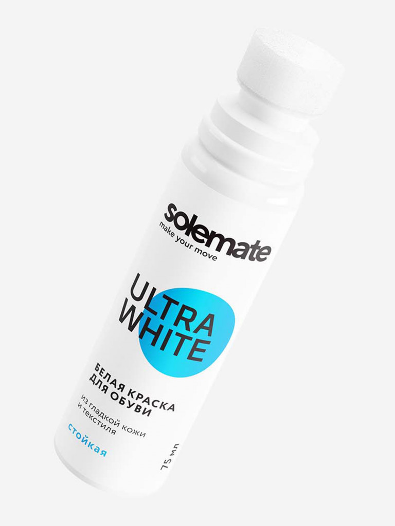 Краска для обуви Solemate, белая