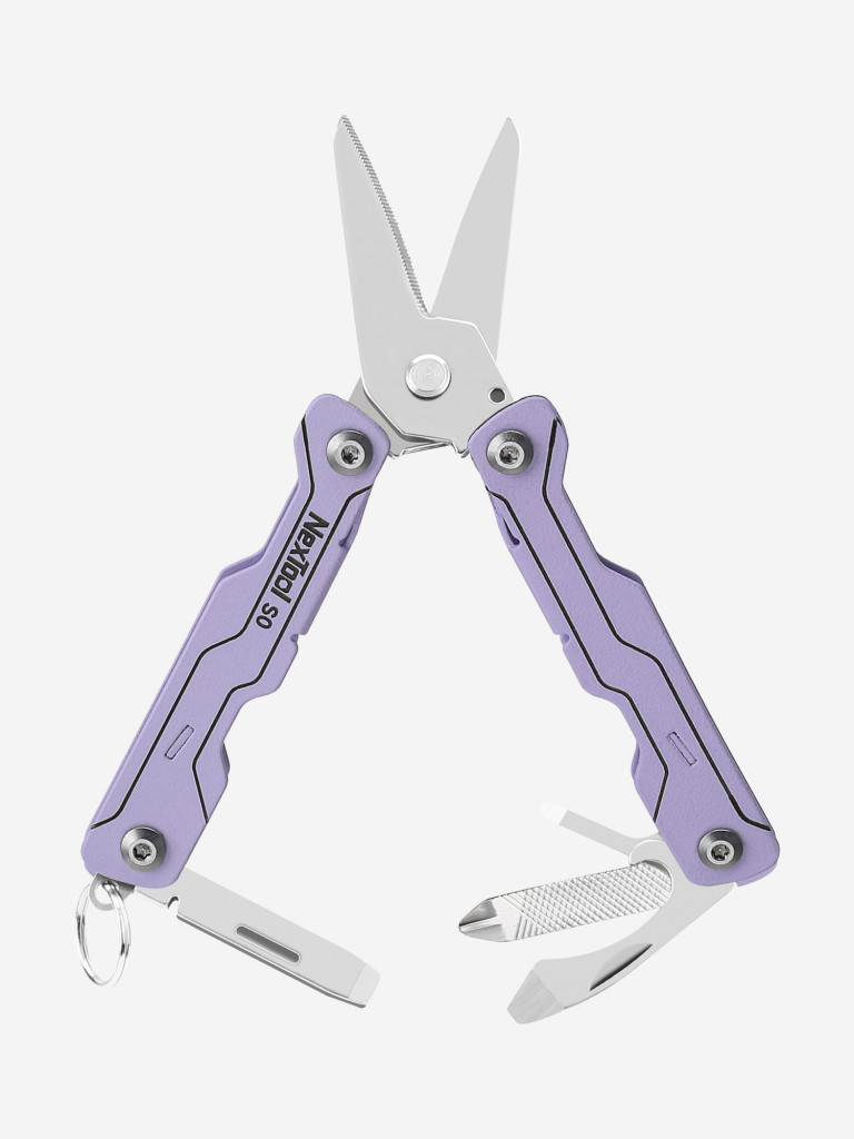 Мультитул Nextool Micro Sailor Scissors S0, фиолетовый