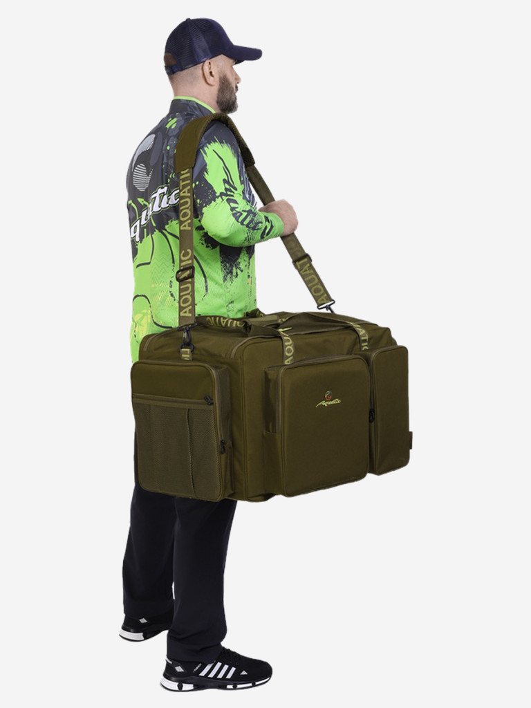 Рыболовная сумка с жестким дном и крышкой Aquatic С-1-105, 105л