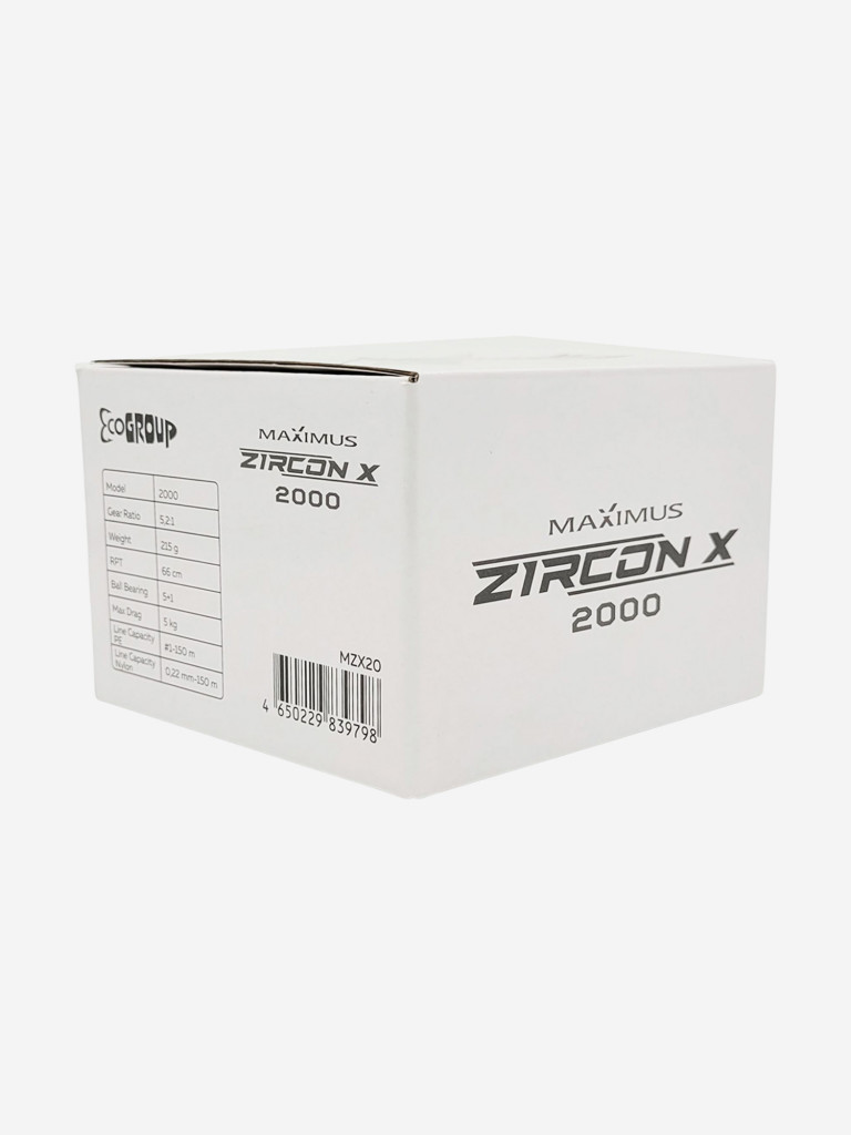 Катушка Maximus ZIRCON-X 2000 (5+1 подш.), 5.2:1, с передним фрикционом