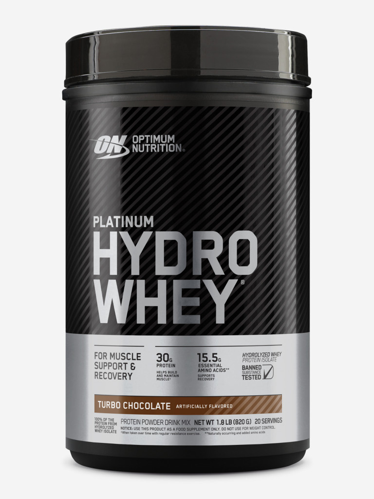 Протеин Optimum Nutrition Platinum HydroWhey, 820 г, Турбо шоколад