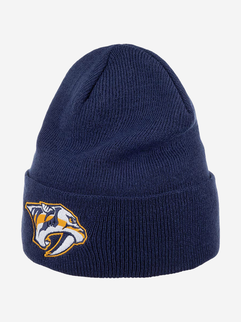 Шапка с отворотом AMERICAN NEEDLE 21019A-NAP Nashville Predators Cuffed Knit NHL (синий)