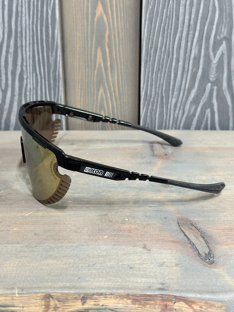 Очки спортивные Scicon AeroWing Lamon оправа Black Gloss линза SCNPP Multimirror Bronze
