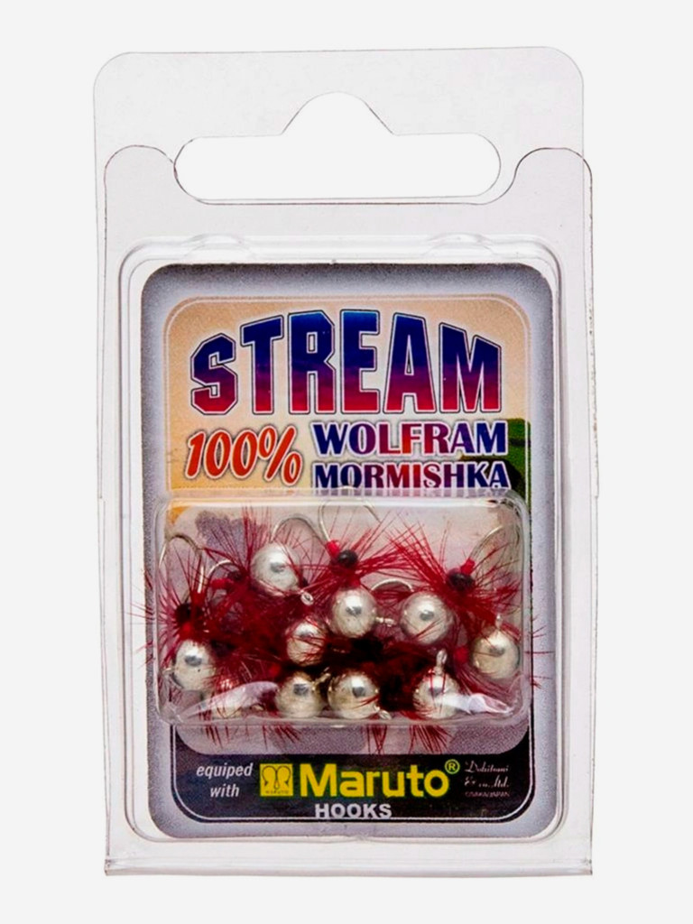 Мормышка Helios вольфрамовая Шар с ушком муха 5мм 1,2г Sil (MW-2850F-Sil), 10 штук в упаковке