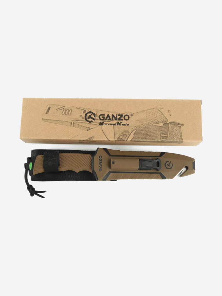 Нож туристический Ganzo G8012V2-DY с паракордом