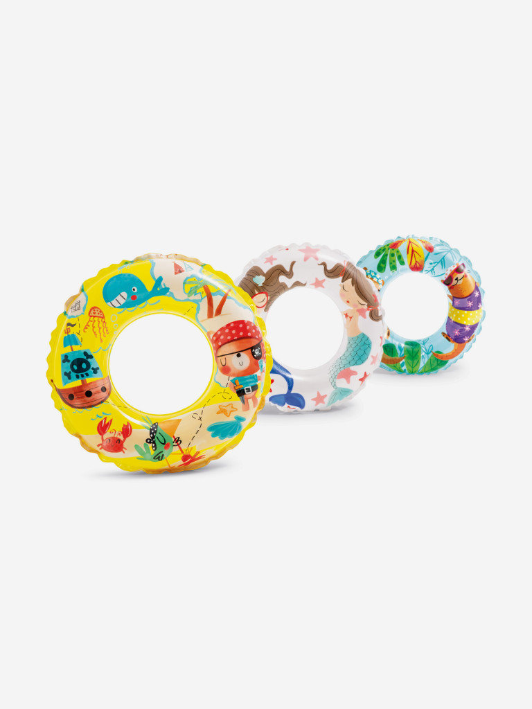 Круг надувной прозрачный Intex 61 см