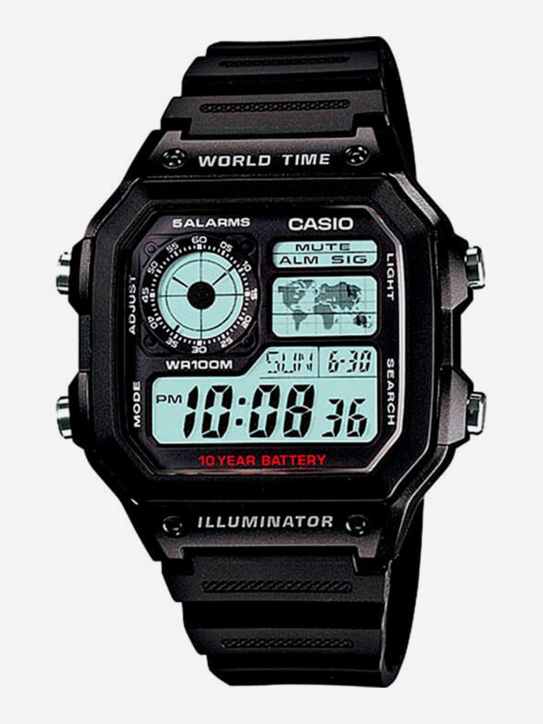 Спортивные часы CASIO ILLUMINATOR AE-1200WH-1A
