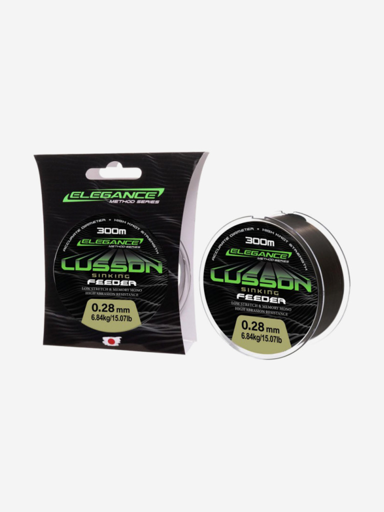 ELEGANCE METHOD Леска Lusson Sinking Feeder 300м 0.28мм 6.84кг