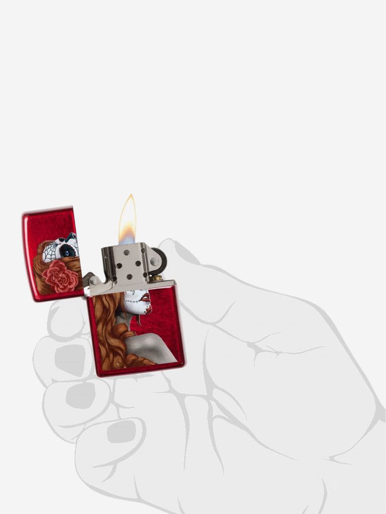 Зажигалка бензиновая ZIPPO 28830 Day of the Dead Girl