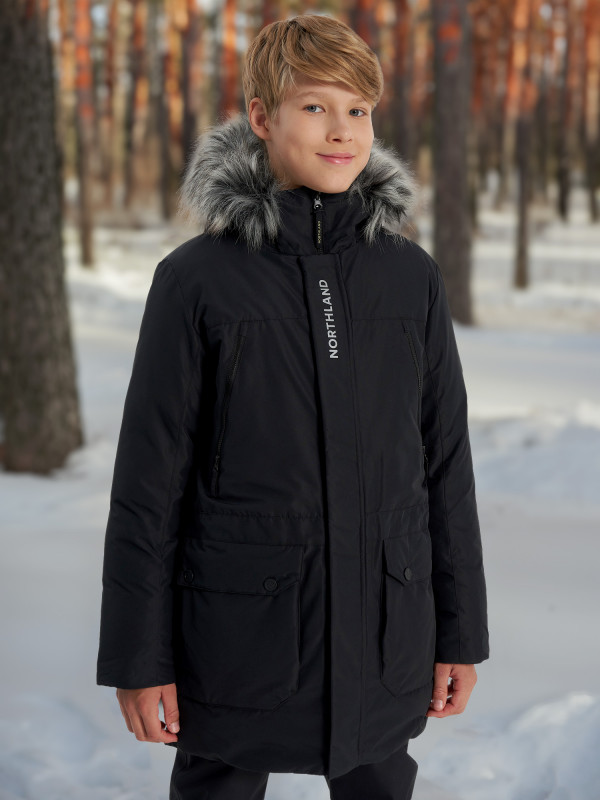 Пуховик для мальчиков Northland арт. 136863 черный цвет — купить за 4499 руб. со скидкой 50 %, отзывы в интернет-магазине Спортмастер