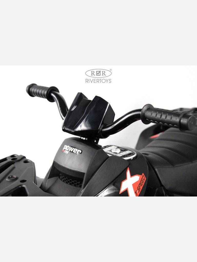 Детский электроквадроцикл RIVERTOYS T001TT 4WD черный