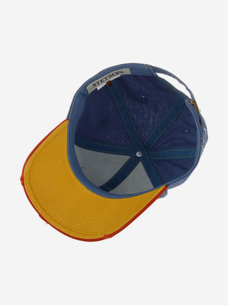 Бейсболка STETSON 7721145 BASEBALL CAP SINCE 1865 VINTAGE DISTRESSED (голубой)