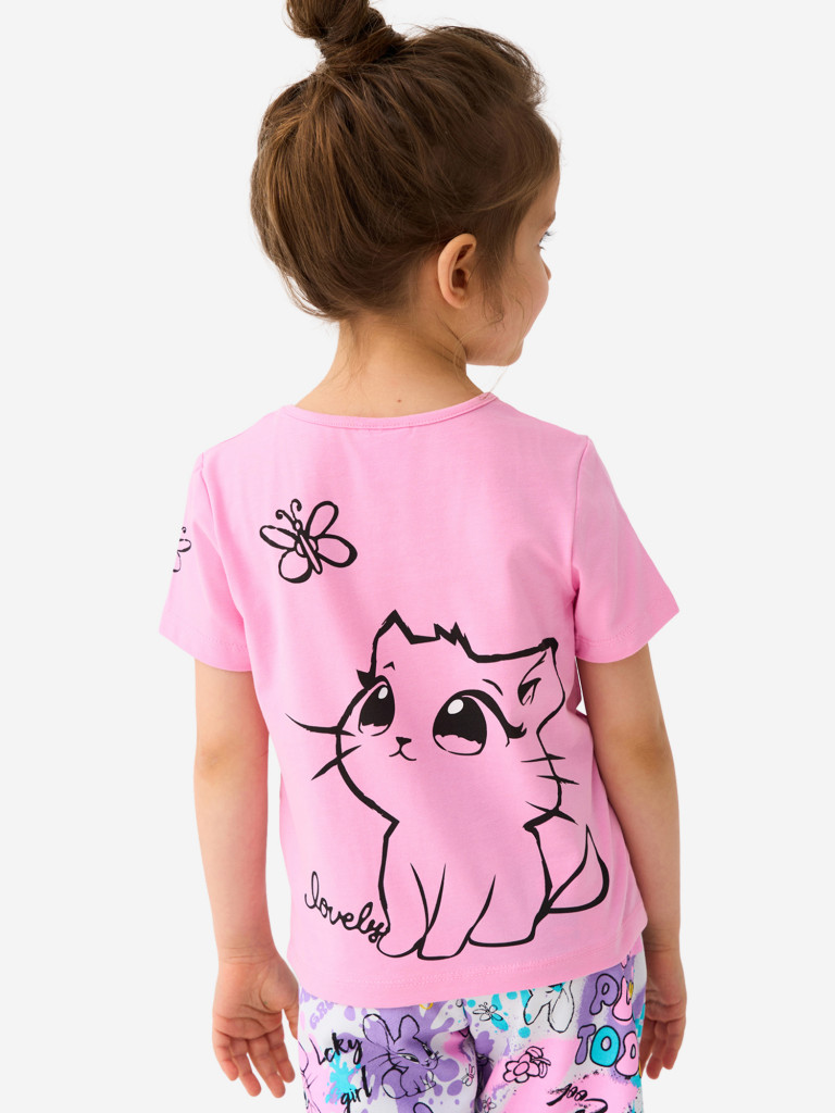 Футболка для девочки, 2 шт в комплекте PlayToday