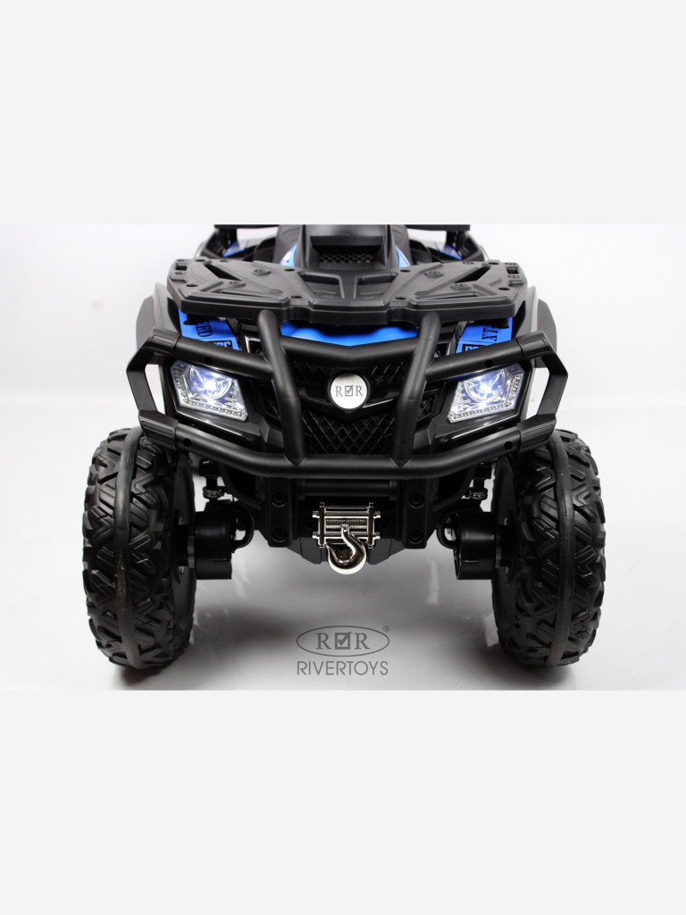 Детский электроквадроцикл RIVERTOYS T001TT 4WD синий