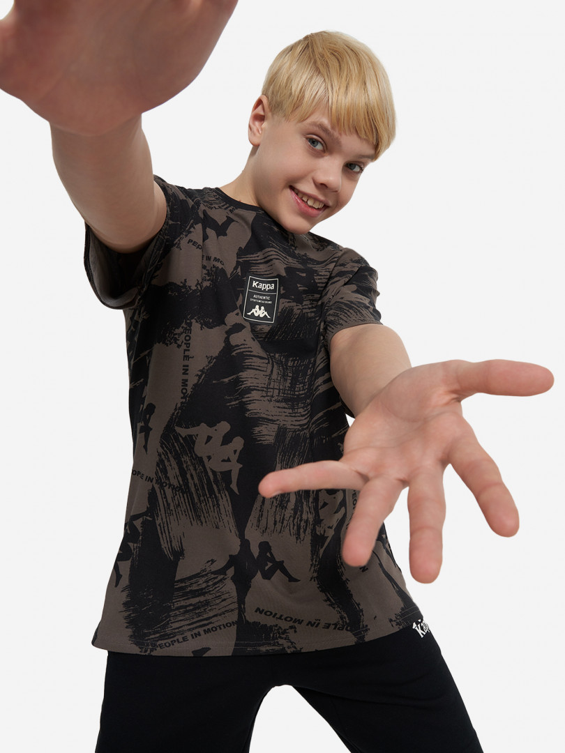 Футболка для мальчиков Kappa Черный 649₽