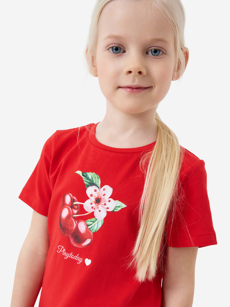 Футболка для девочки, 2 шт в комплекте PlayToday