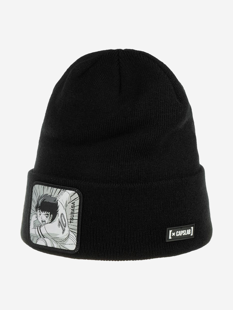 Шапка с отворотом CAPSLAB CL/TSU/1/BON/TSU Captain Tsubasa Number 10 (черный)