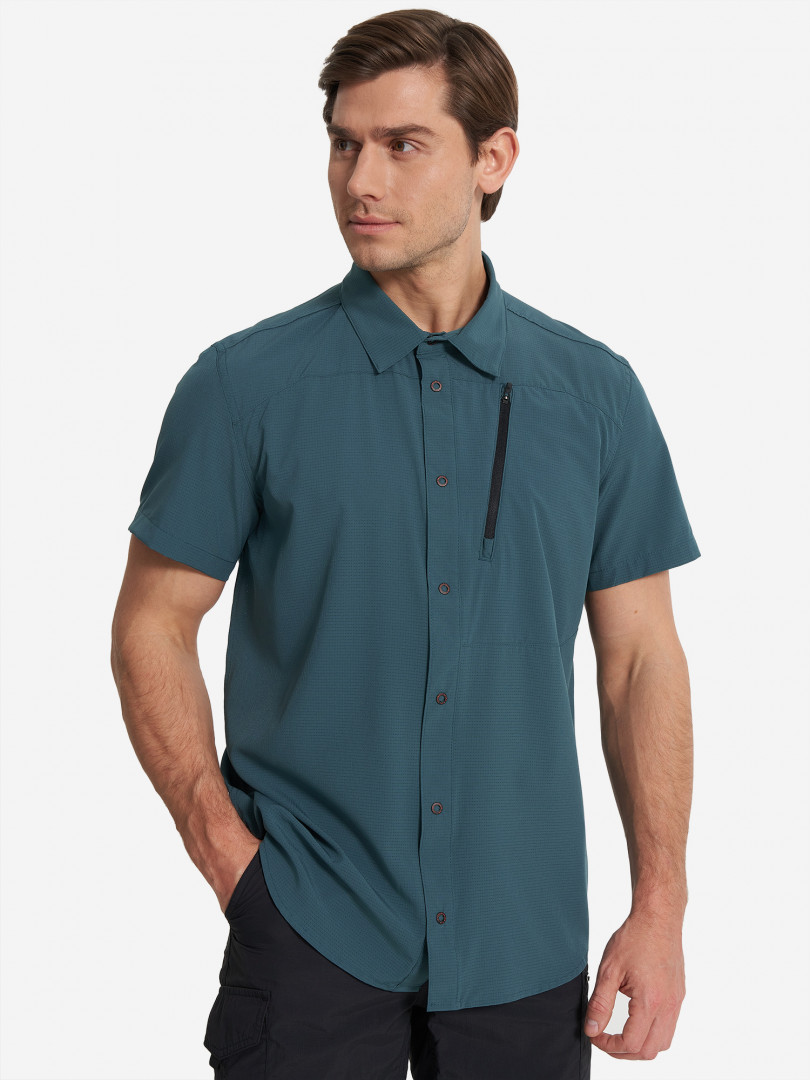 Рубашка с коротким рукавом мужская Northland, Синий