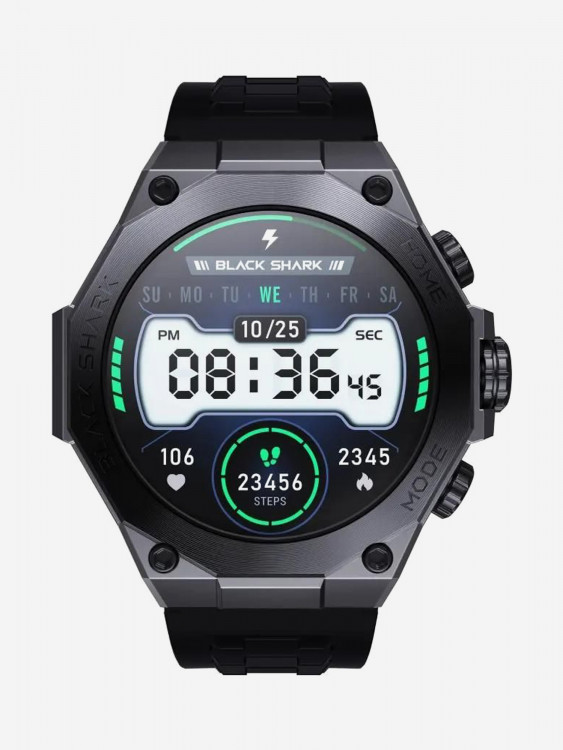 Смарт-часы Black Shark BS-S1 Pro Black, 1.43", черный/черный, 1746772