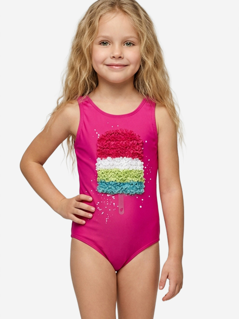 Купальник слитный для девочек PlayToday