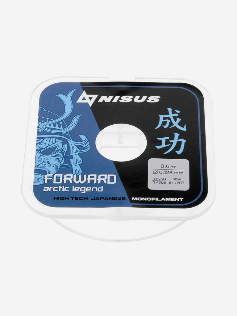 Леска для рыбалки Nisus FORWARD ARCTIC LEGEND Nylon 0,128мм, 50м, 1,57кг, прозрачный