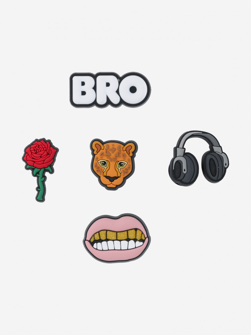 

Украшение для обуви Crocs Jibbitz Hype Dude, Мультицвет