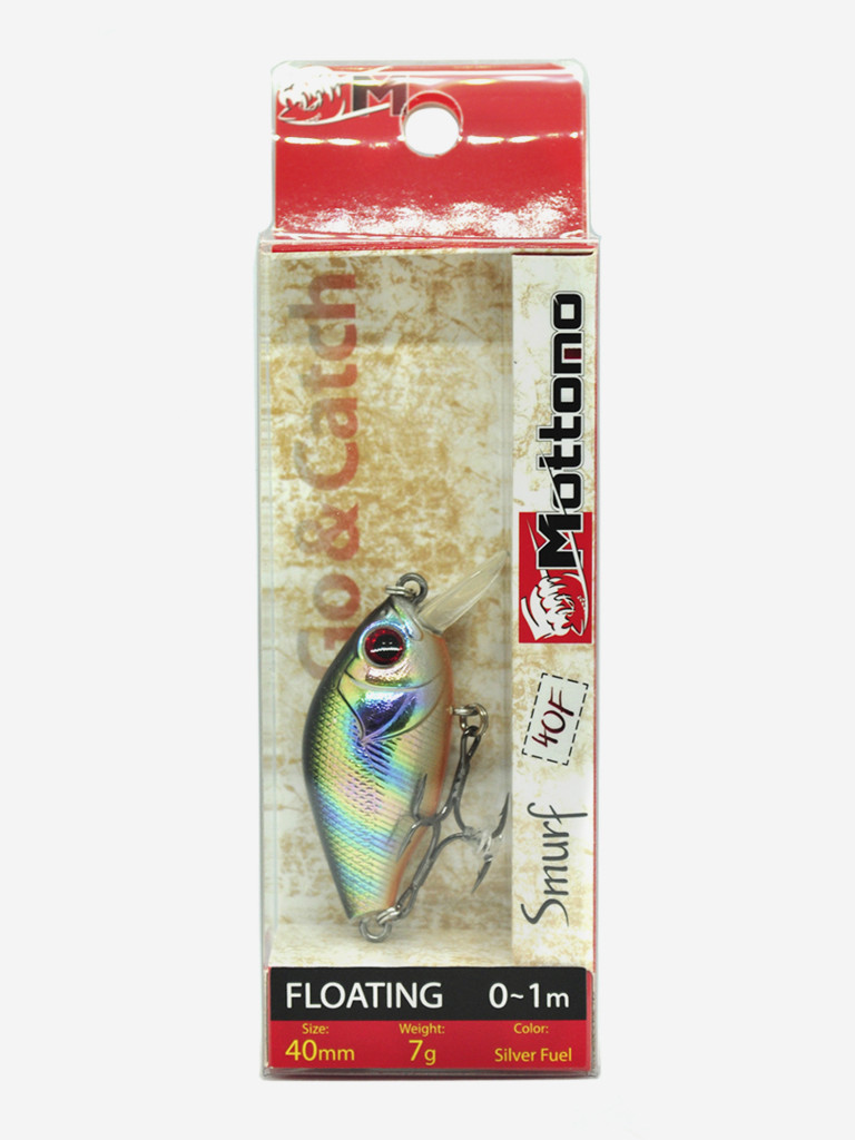 Воблер для рыбалки Smurf 40F приманка на голавля, щуку, язя
