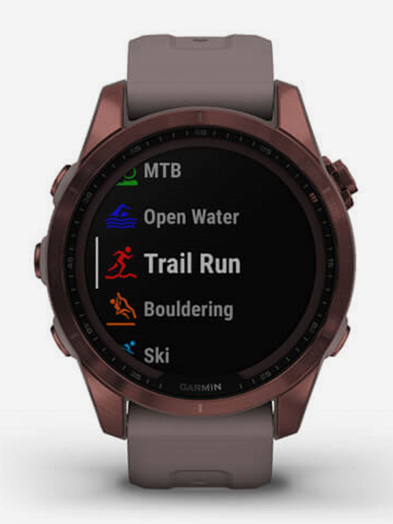 Часы Garmin Fenix 7S Sapphire Solar, титановый корпус, сапфировое стекло Power Sapphire с технологией солнечной зарядки 010-02539-29