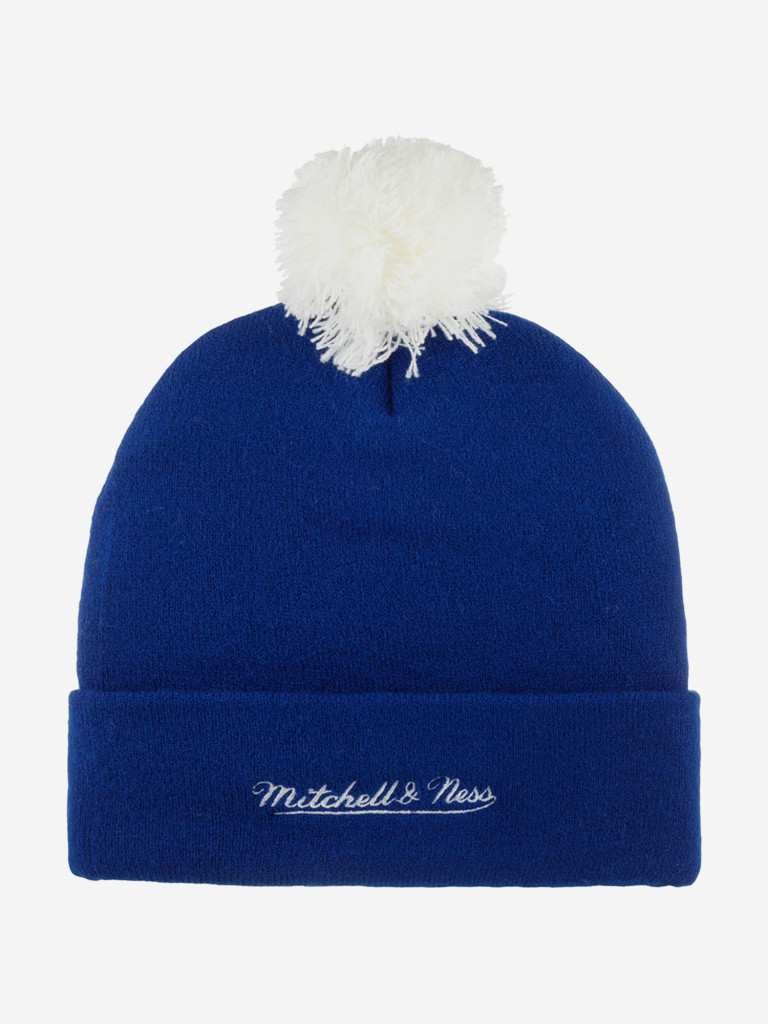 Шапка с помпоном MITCHELL NESS KTPCDX22016-TMLBLUE Toronto Maple Leafs NHL (синий)