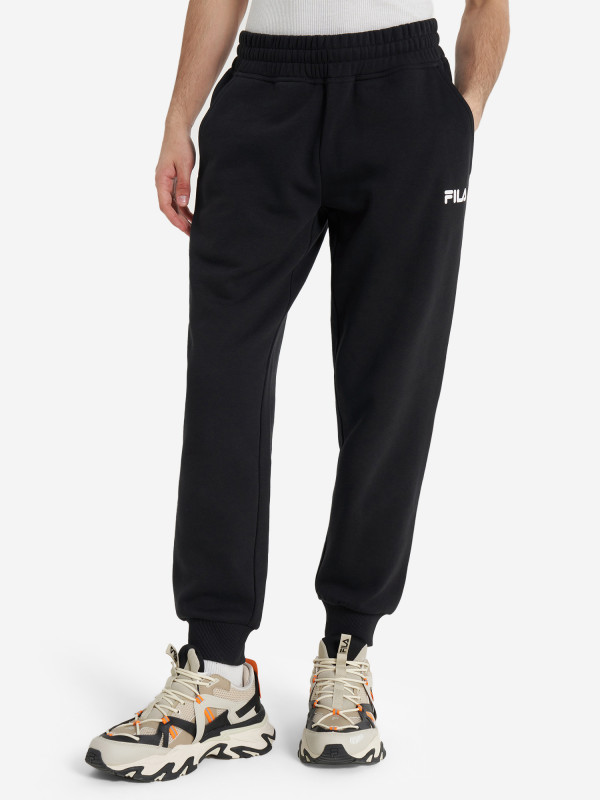 Брюки мужские FILA Essentials арт. 129385 черный цвет — купить за 2999 руб., отзывы в интернет-магазине Спортмастер