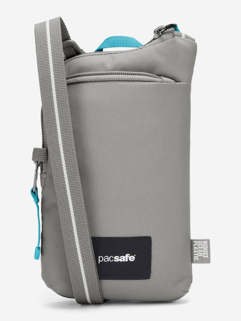 Сумка антивор Pacsafe GO Tech Crossbody, серый, 0,2 л.