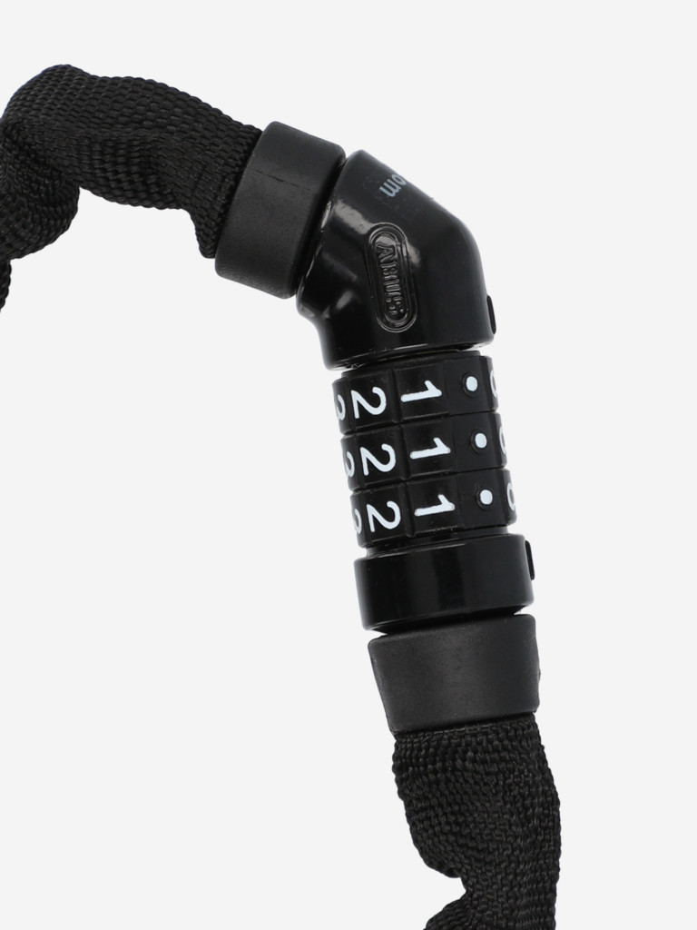 Замок велосипедный кодовый Abus 4804 C/110 BK Steel-O-Chain