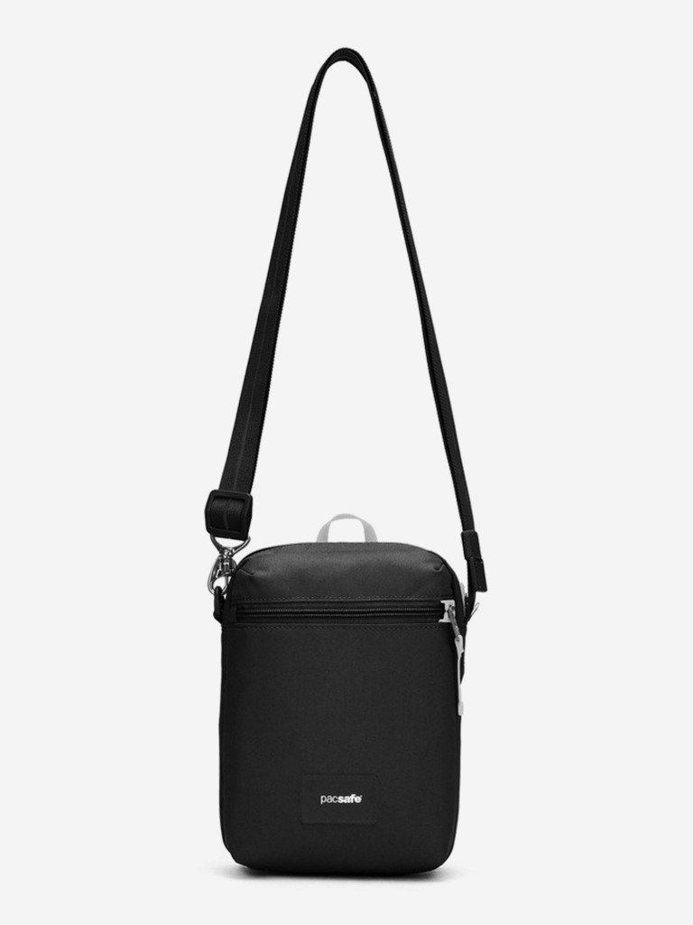 Сумка антивор Pacsafe GO Festival Crossbody, черная смола, 4,5 л.