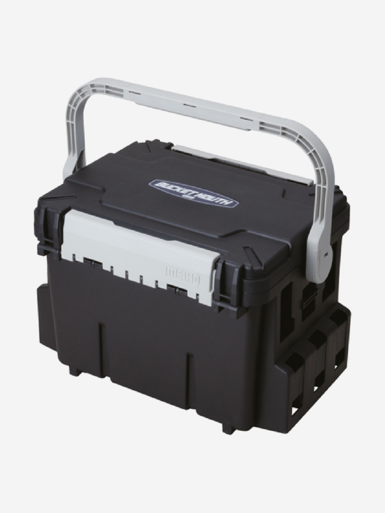 Ящик рыболовный Meiho BUCKET MOUTH BM-7000 Black с отсеками для хранения приманок