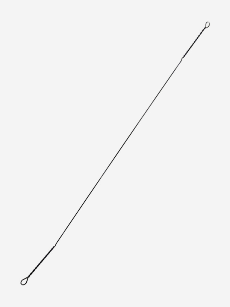 Поводок скрутка F-FISHING Wire Leader Titan 14кг 20см 0.40мм 2шт
