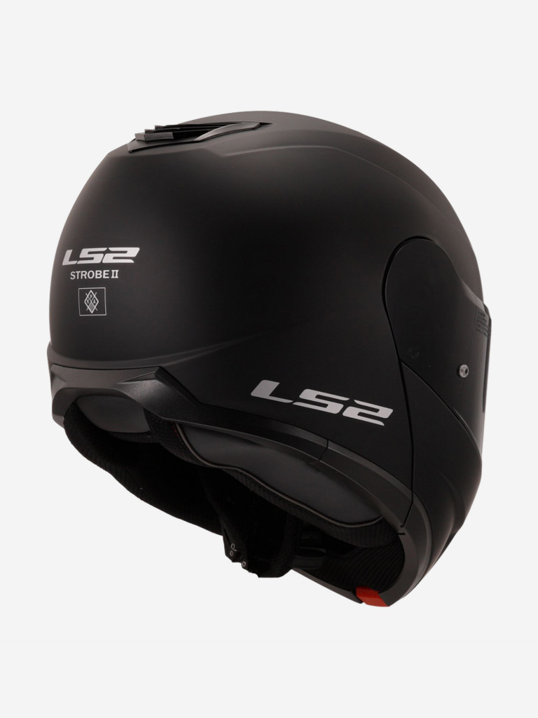 Мотошлем LS2 FF908 STROBE II Solid (черный матовый, Matt Black)