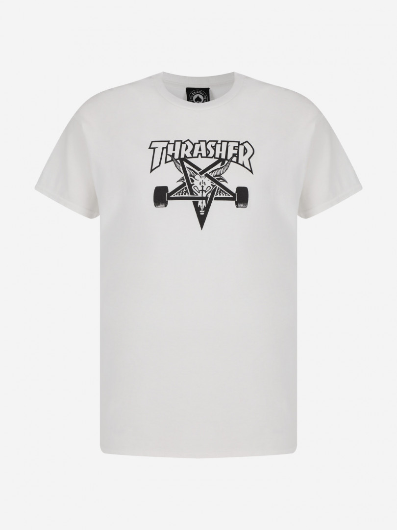 фото Футболка мужская thrasher skate goat, белый